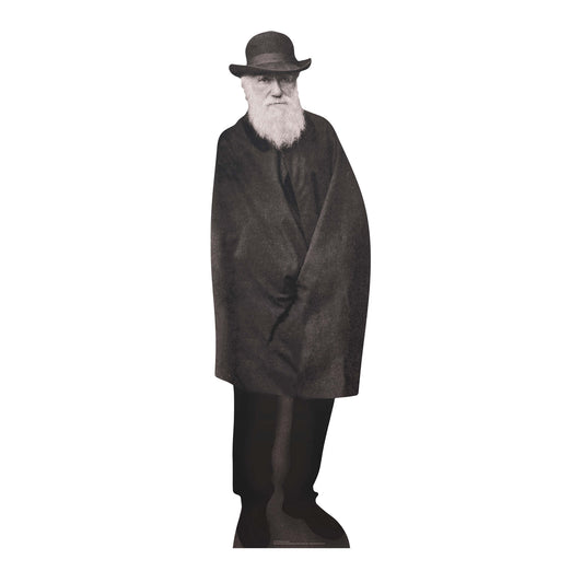 SC104 Charles Darwin Cardboard Cut Out Height 177cm