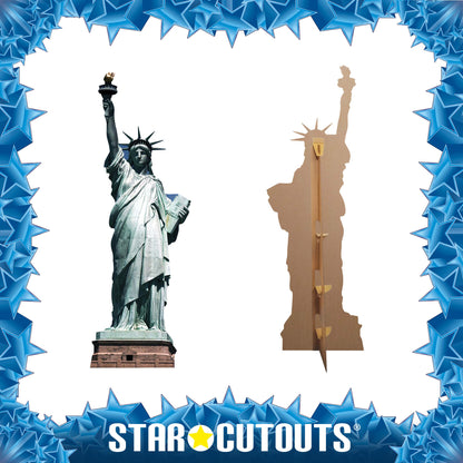 SC105 Statue of Liberty Cardboard Cut Out Height 191cm
