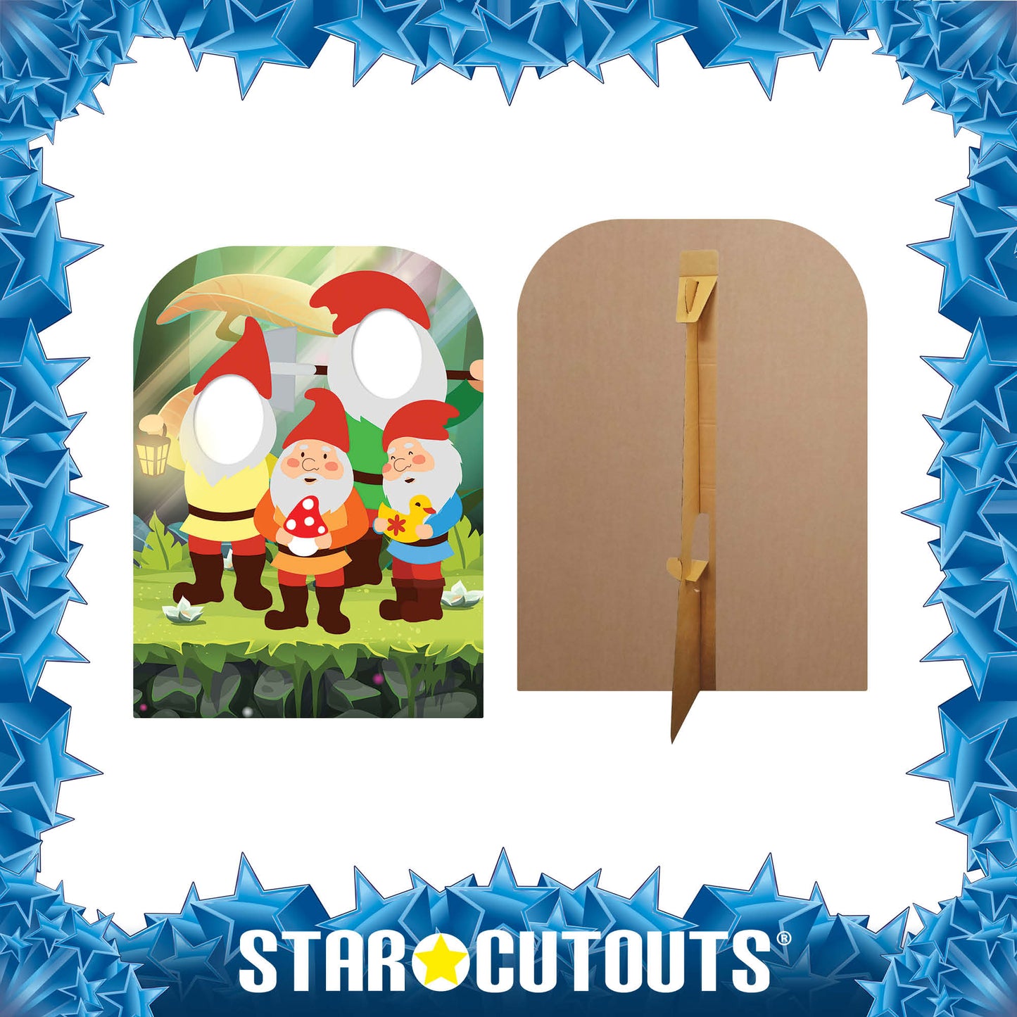 SC1069 The Spirit of the Garden Gnomes Child Stand-in Cardboard Cut Out Height 131cm