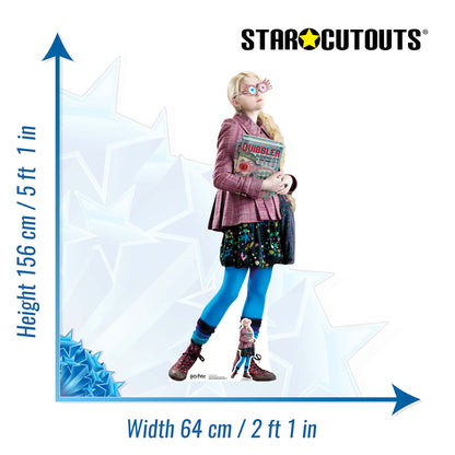 SC1083 Luna Lovegood Cardboard Cut Out Height 156cm