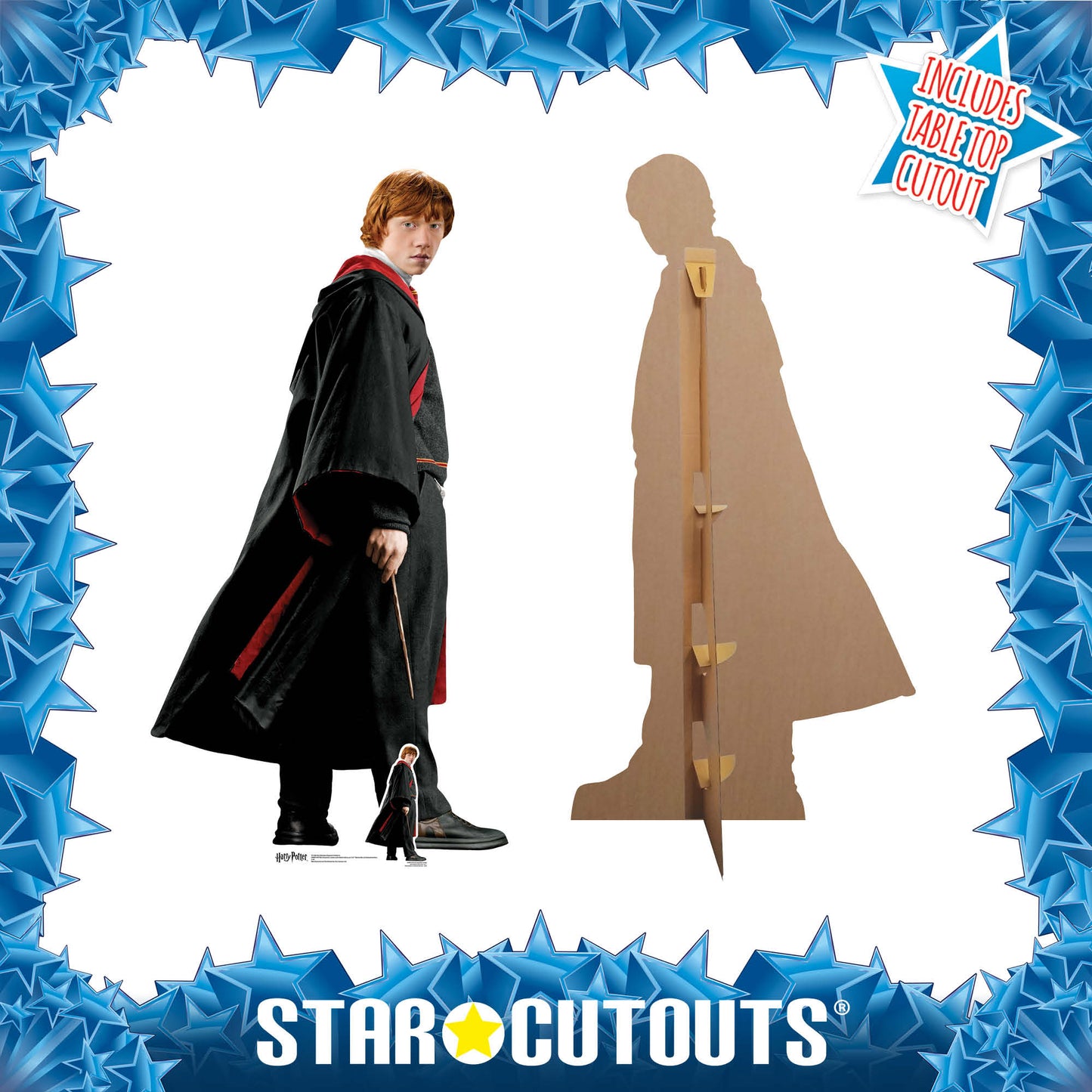 SC1086 Ron Weasley Hogwarts School of Witchcraft and Wizardry Uniform Cardboard Cut Out Height 176cm
