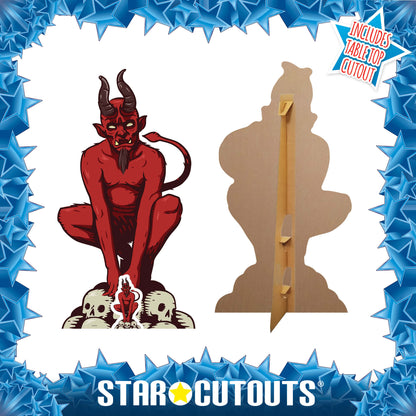 SC1109 Devil Cardboard Cut Out Height 153cm