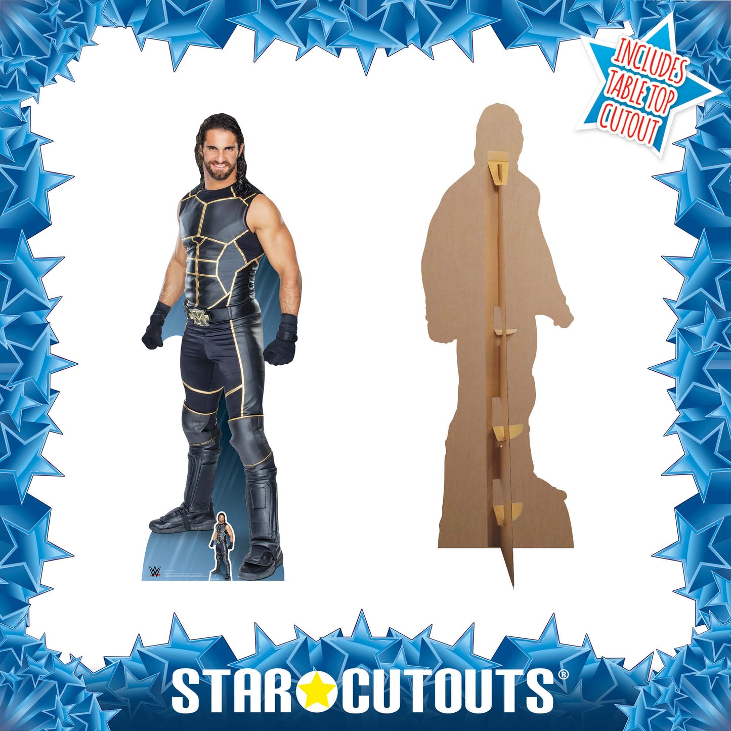SC1124 Seth Rollins Cardboard Cut Out Height 186cm