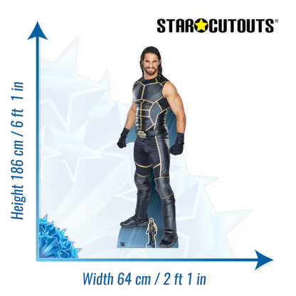 SC1124 Seth Rollins Cardboard Cut Out Height 186cm