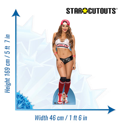 SC1130 Nikki Bella AKA Stephanie Nicole Garcia-Colace Cardboard Cut Out Height 169cm