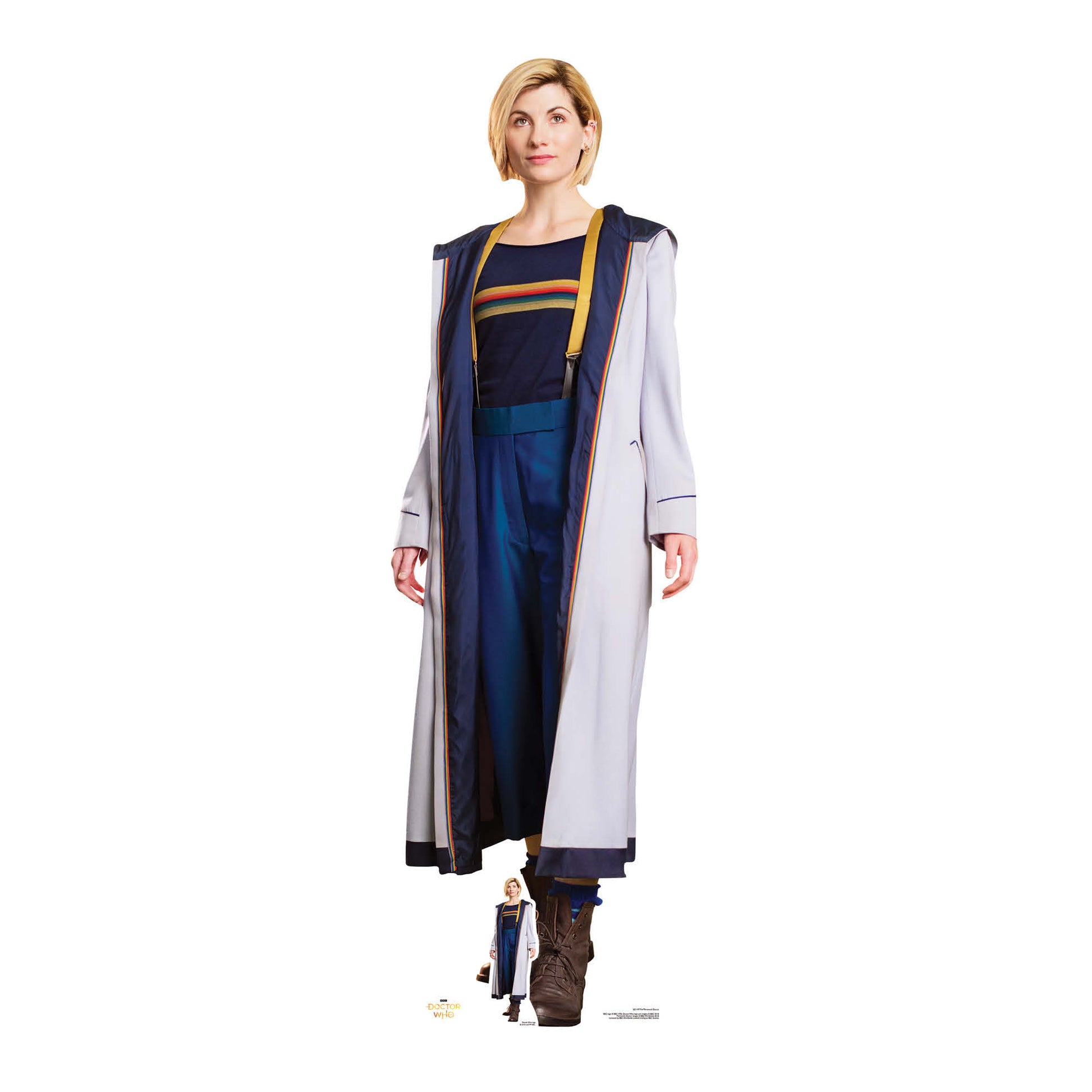 Jodie Whittaker 13th Doctor Lifesize   Doctor Who Cardboard Cut Out Height 168cm - Star Cutouts