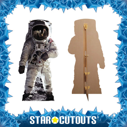 SC119 Buzz Aldrin, Astronaut Cardboard Cut Out Height 182cm