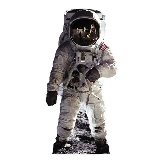 SC119 Buzz Aldrin, Astronaut Cardboard Cut Out Height 182cm