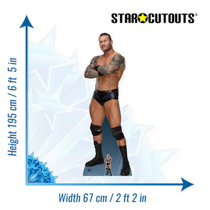 SC1203 WWE Randy Orton Cardboard Cut Out Height 195cm