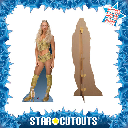 SC1205 WWE Charlotte Flair aka Ashley Elizabeth Fliehr Cardboard Cut Out Height 178cm