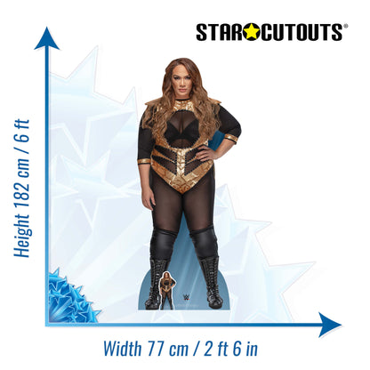 SC1210 WWE Nia Jax aka Savelina Fanene Cardboard Cut Out Height 183cm