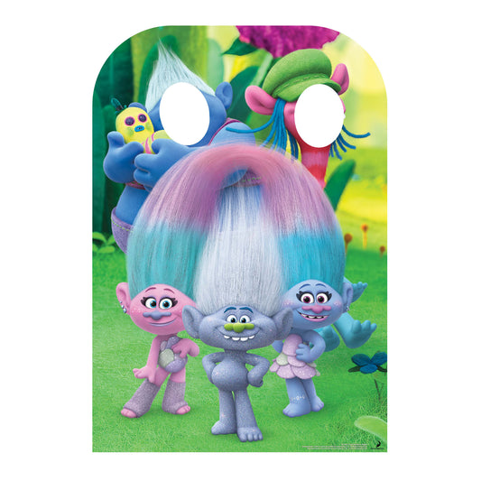 Princess Poppy Heart Glasses Official Trolls World Tour Mini Cardboard  Cutout