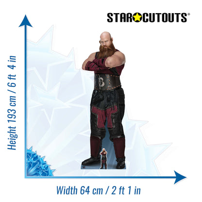 SC1265 Erick Rowan Cardboard Cut Out Height 193cm