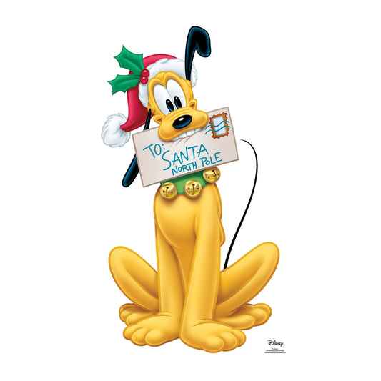 SC1270 Pluto (Christmas Carol Letter to Santa) Cardboard Cut Out Height 90cm