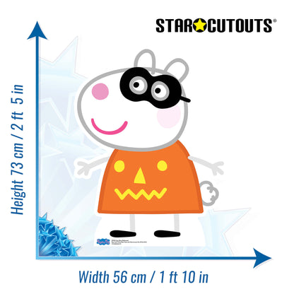 SC1274 Suzy Sheep (Peppa Pig Halloween) Cardboard Cut Out Height 73cm