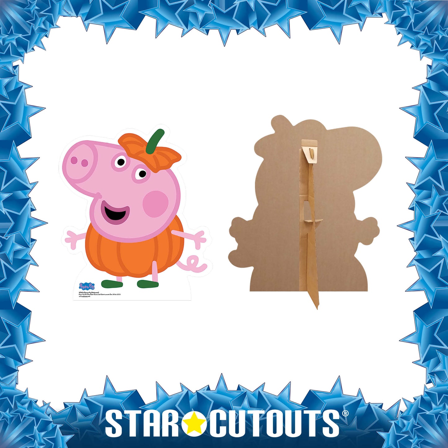 SC1276 George Pig (Peppa Pig Halloween) Cardboard Cut Out Height 54cm