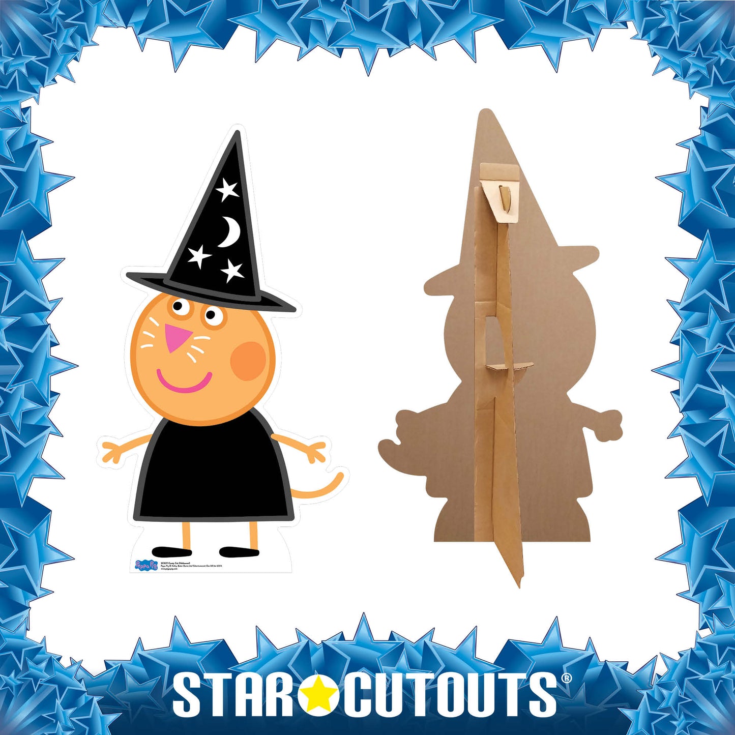 SC1277 Candy Cat (Peppa Pig Halloween) Cardboard Cut Out Height 94cm