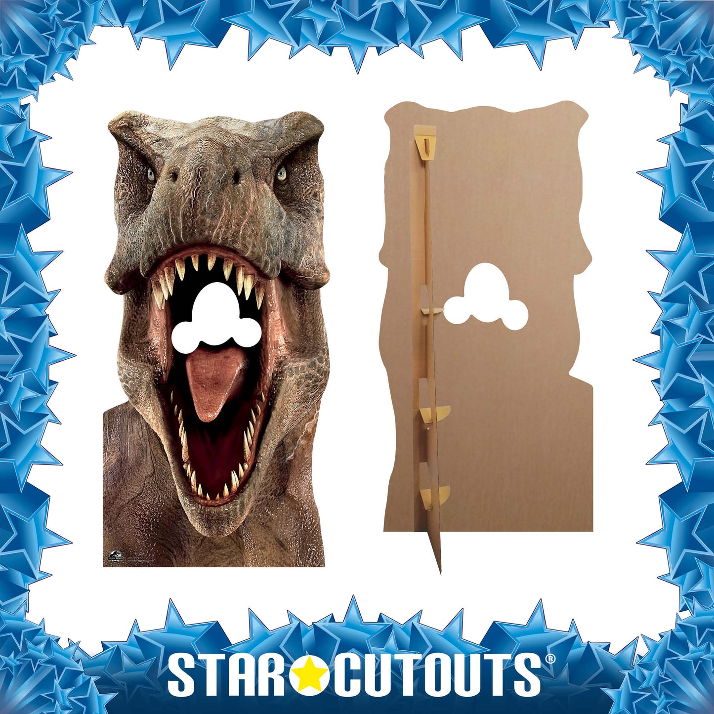 SC1279 Tyrannosaurus Rex (T-Rex) Dinosaur Stand-In Cardboard Cut Out Height 188cm