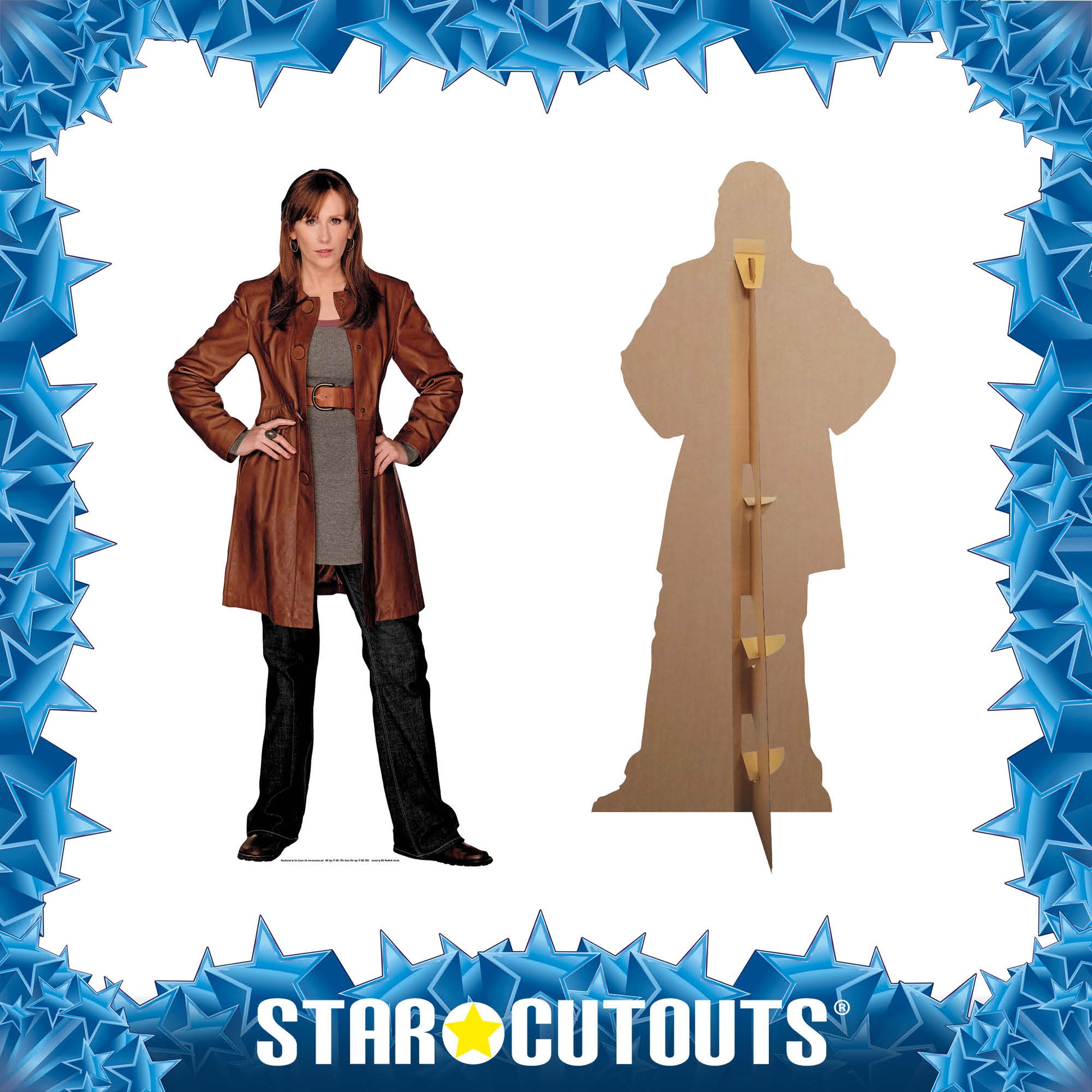 Donna Noble Cardboard Cut Out Height 169cm - Star Cutouts