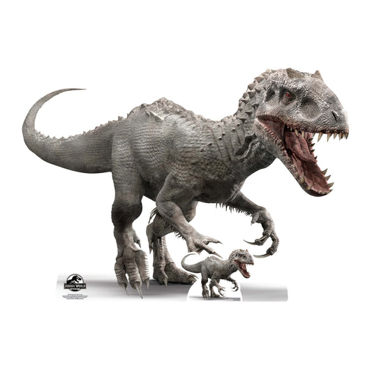 SC1284 Official Jurassic World Indominus Rex Dinosaur (side view) Cardboard Cut Out Height 92cm