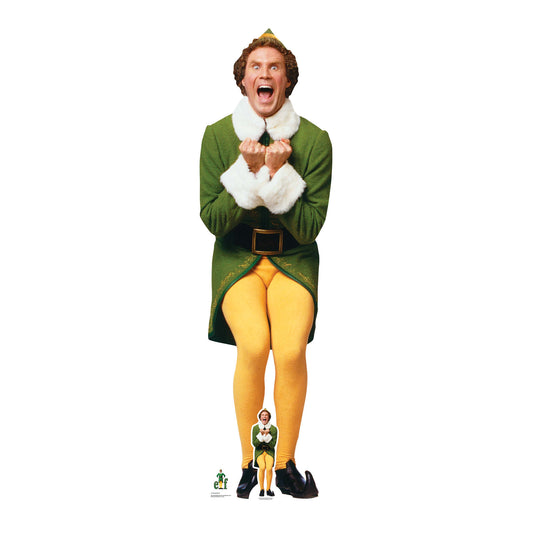 SC1289 Buddy The Elf Christmas Icon Cardboard Cut Out Height 187cm