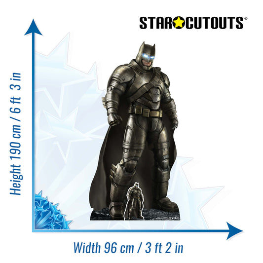 SC1292 Armoured Batsuit Ben Affleck Cardboard Cut Out Height 190cm - Star Cutouts