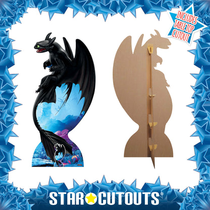SC1300 Toothless Night Fury Soars Cardboard Cut Out Height 194cm