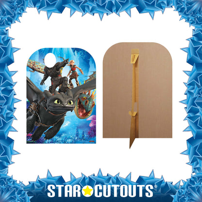 SC1301 How to Train Your Dragon 3 Stand-In Toothless Hiccup Stormfly Astrid Cardboard Cut Out Height 130cm