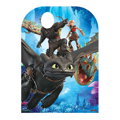 SC1301 How to Train Your Dragon 3 Stand-In Toothless Hiccup Stormfly Astrid Cardboard Cut Out Height 130cm