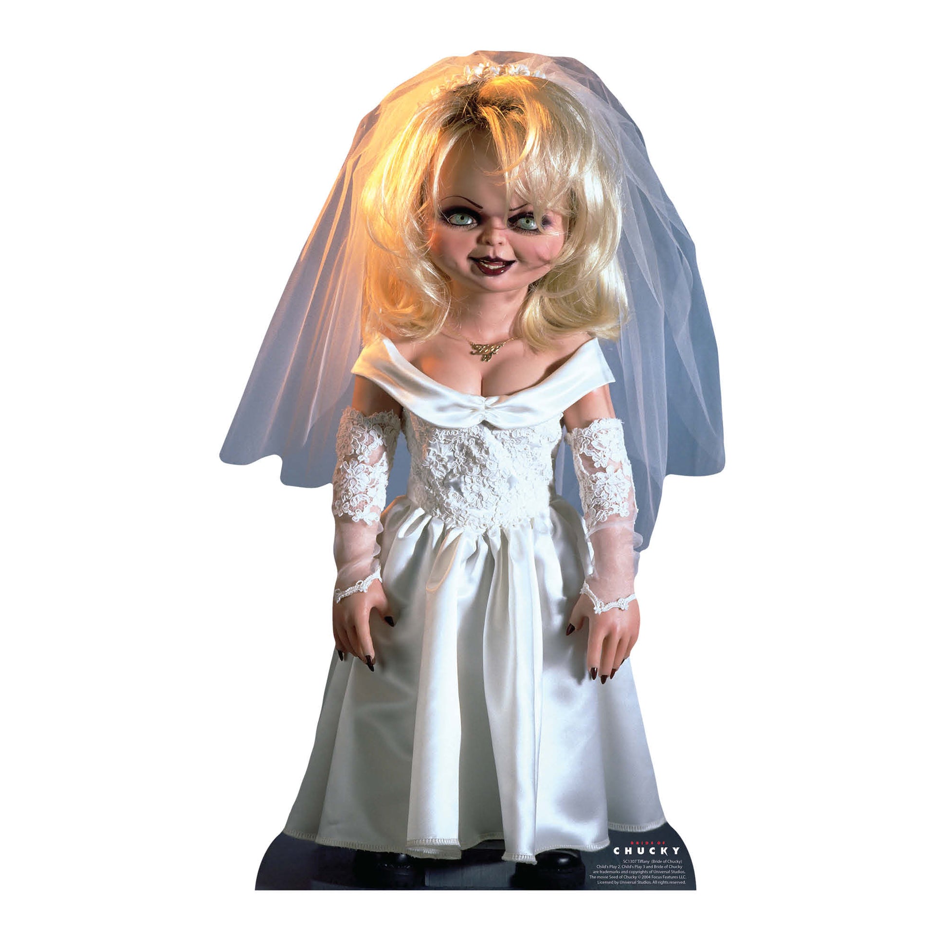 SC1307 Tiffany Doll Bride of Chucky Cardboard Cut Out Height 75cm - Star Cutouts