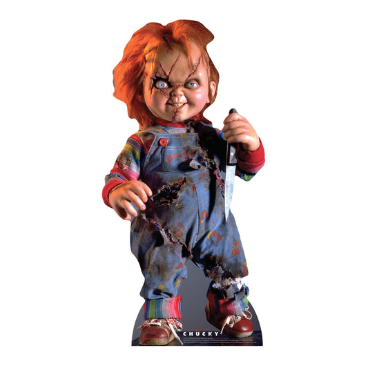 SC1316 Scarred Chucky Doll Cardboard Cut Out Height 75cm - Star Cutouts