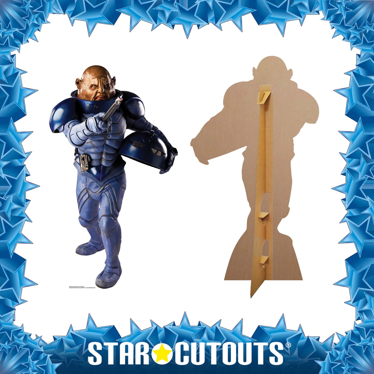General Staal Sontaran Cardboard Cut Out Height 154cm - Star Cutouts