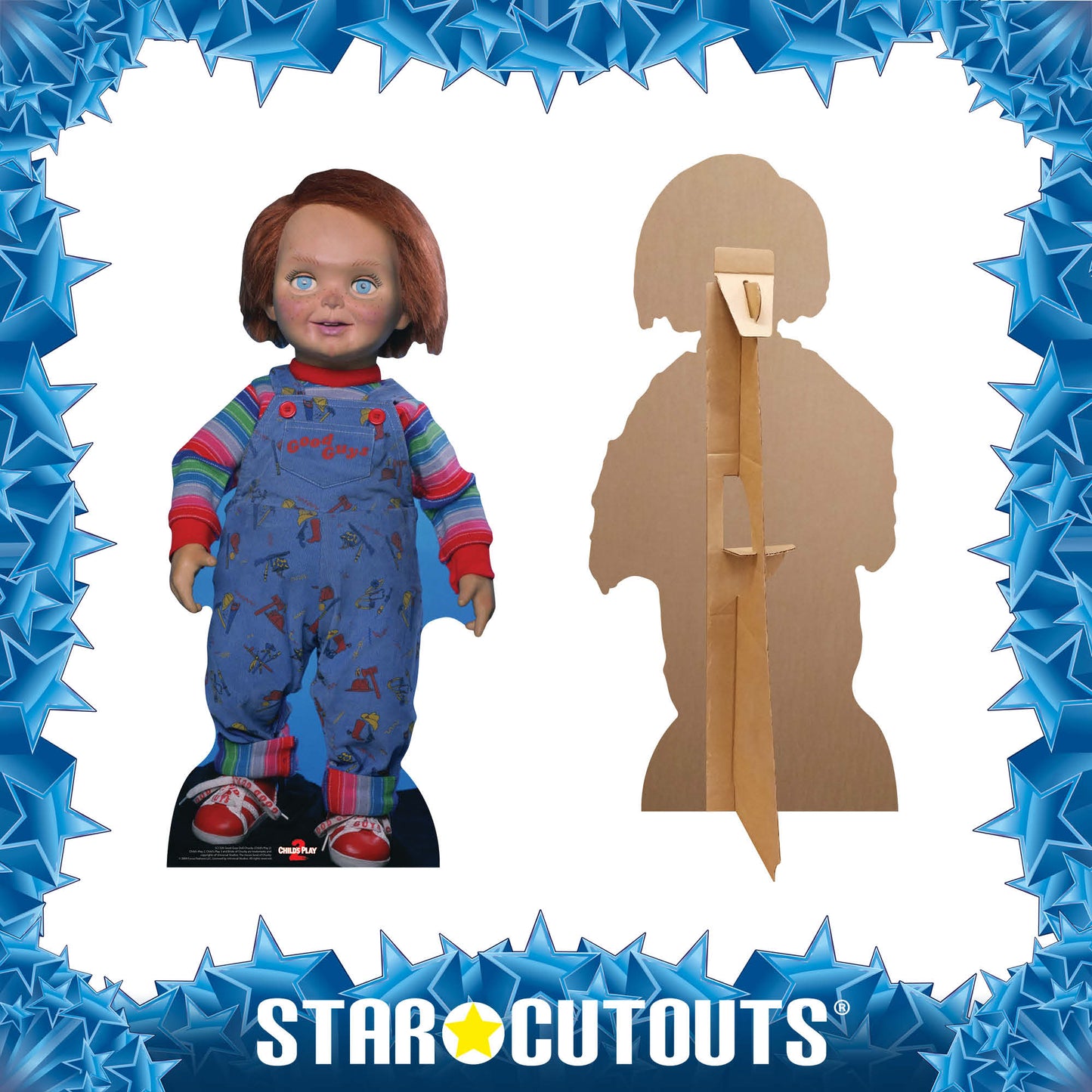 SC1326 Good Guys Doll Chucky Cardboard Cut Out Height 75cm - Star Cutouts