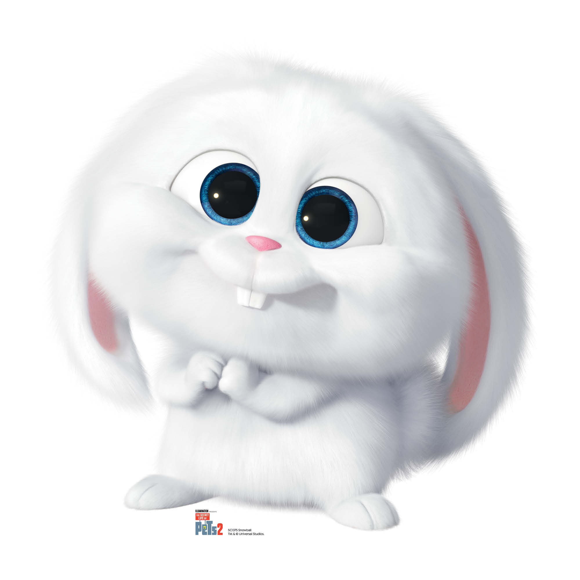 SC1375 Snowball the Rabbit Secret Life of Pets Cardboard Cut Out Heigh ...
