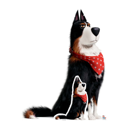 SC1377 Rooster Sheepdog Secret Life of Pets Cardboard Cut Out Height 127cm