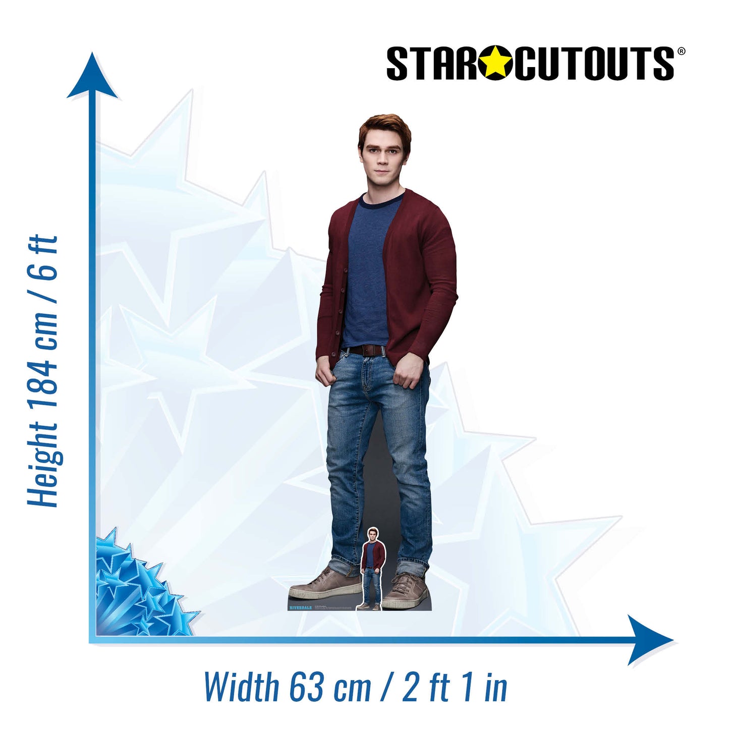 SC1385 Archie Andrews (KJ APA Riverdale) Cardboard Cut Out Height 184cm