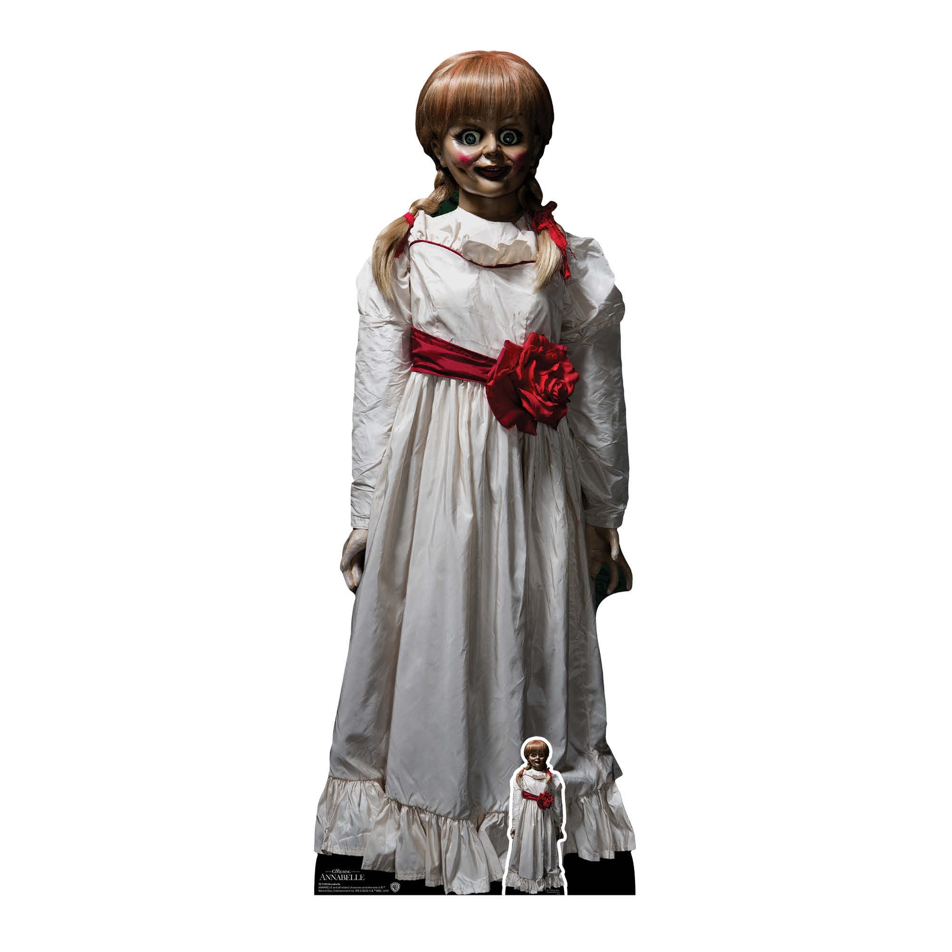 SC1393 Annabelle Doll Cardboard Cut Out Height 129cm - Star Cutouts