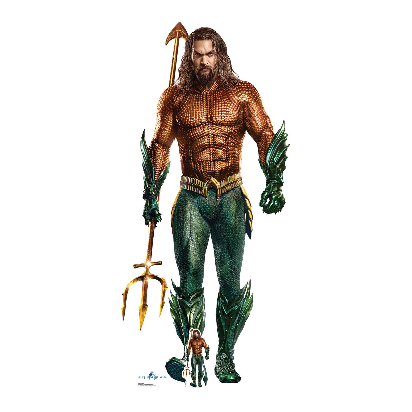 SC1397 Aquaman Cardboard Cut Out Height 194cm - Star Cutouts