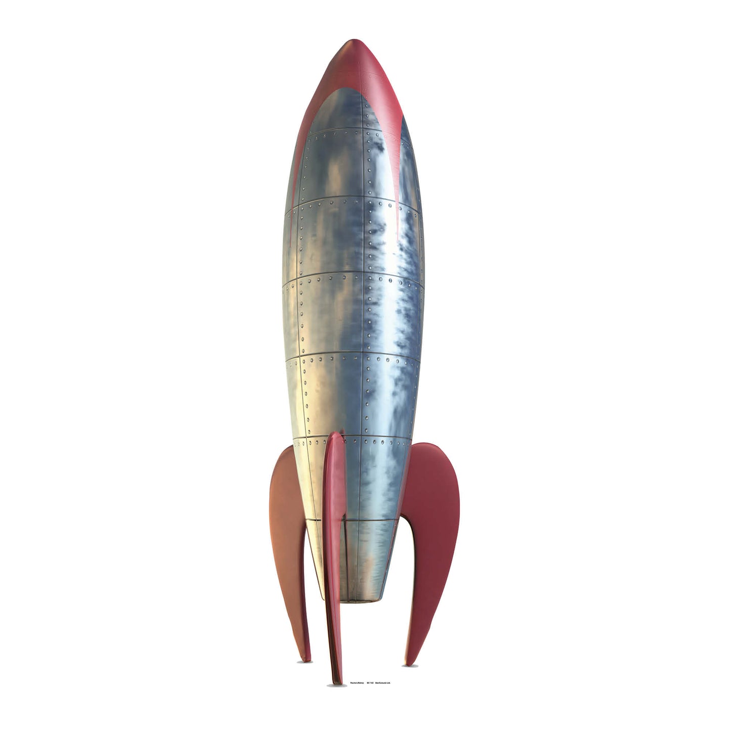 SC142 Retro Rocket (1950's Style) Cardboard Cut Out Height 191cm