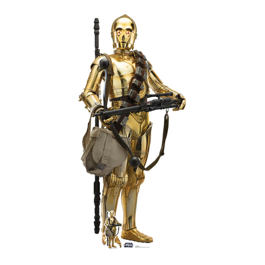 SC1432 Star Wars C-3PO (The Rise of Skywalker) Cardboard Cut Out Height 176cm