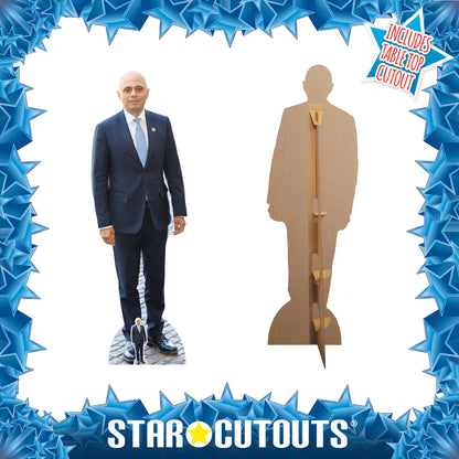 SC1448 Sajid Javid PoliticIan Cardboard Cut Out Height 177cm