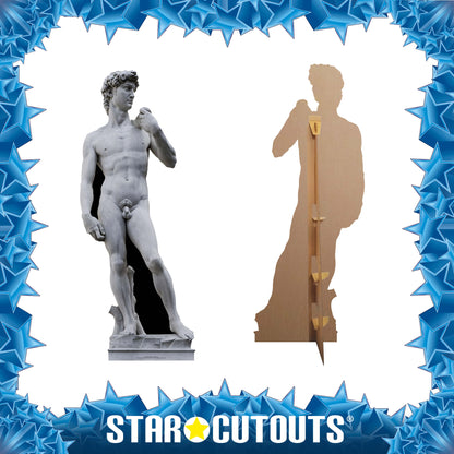 SC144 Michelangelo's David Statue Cardboard Cut Out Height 186cm