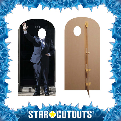SC1453 Prime Minister Stand In PoliticIan Cardboard Cut Out Height 184cm
