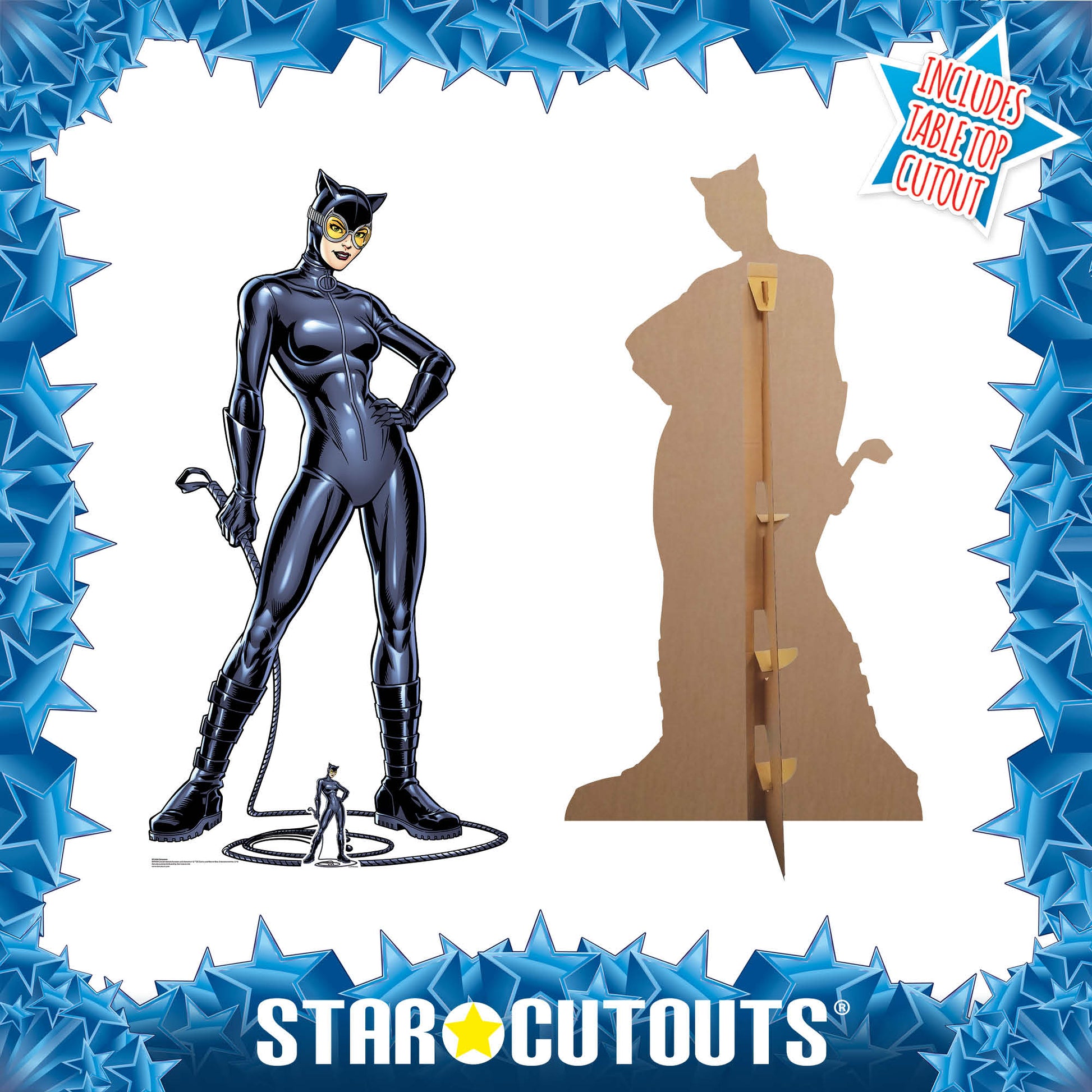 SC1456 Catwoman with Whip Cardboard Cut Out Height 179cm - Star Cutouts