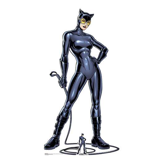 SC1456 Catwoman with Whip Cardboard Cut Out Height 179cm - Star Cutouts