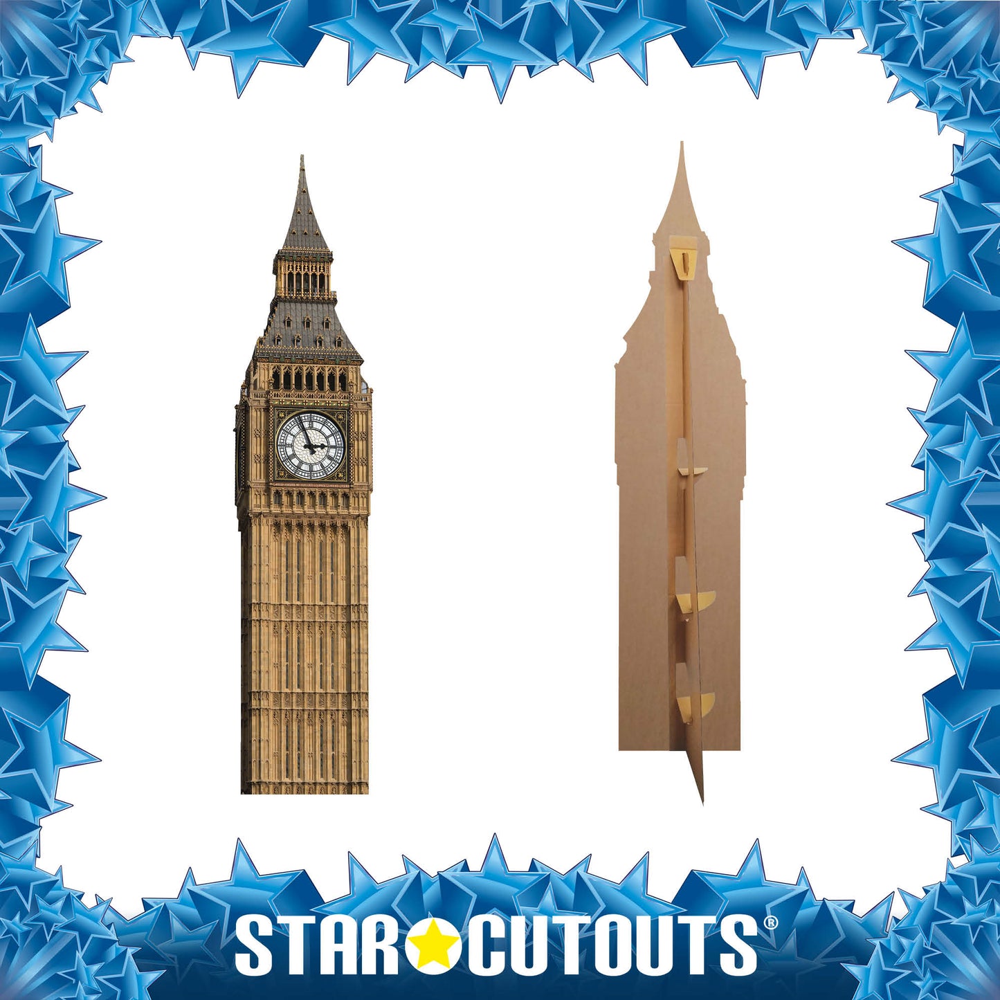 SC146 Big Ben (Clock) Cardboard Cut Out Height 185cm