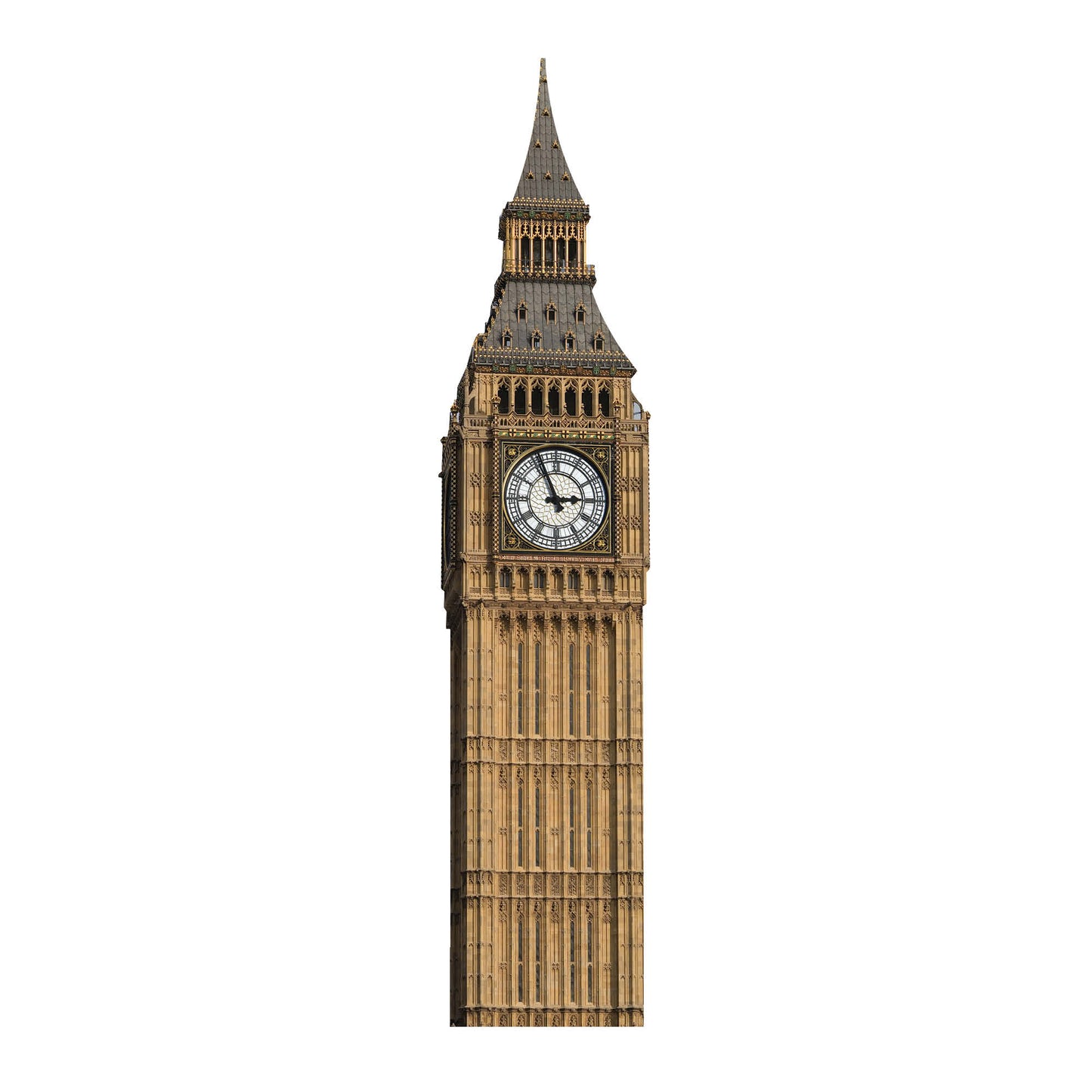 SC146 Big Ben (Clock) Cardboard Cut Out Height 185cm