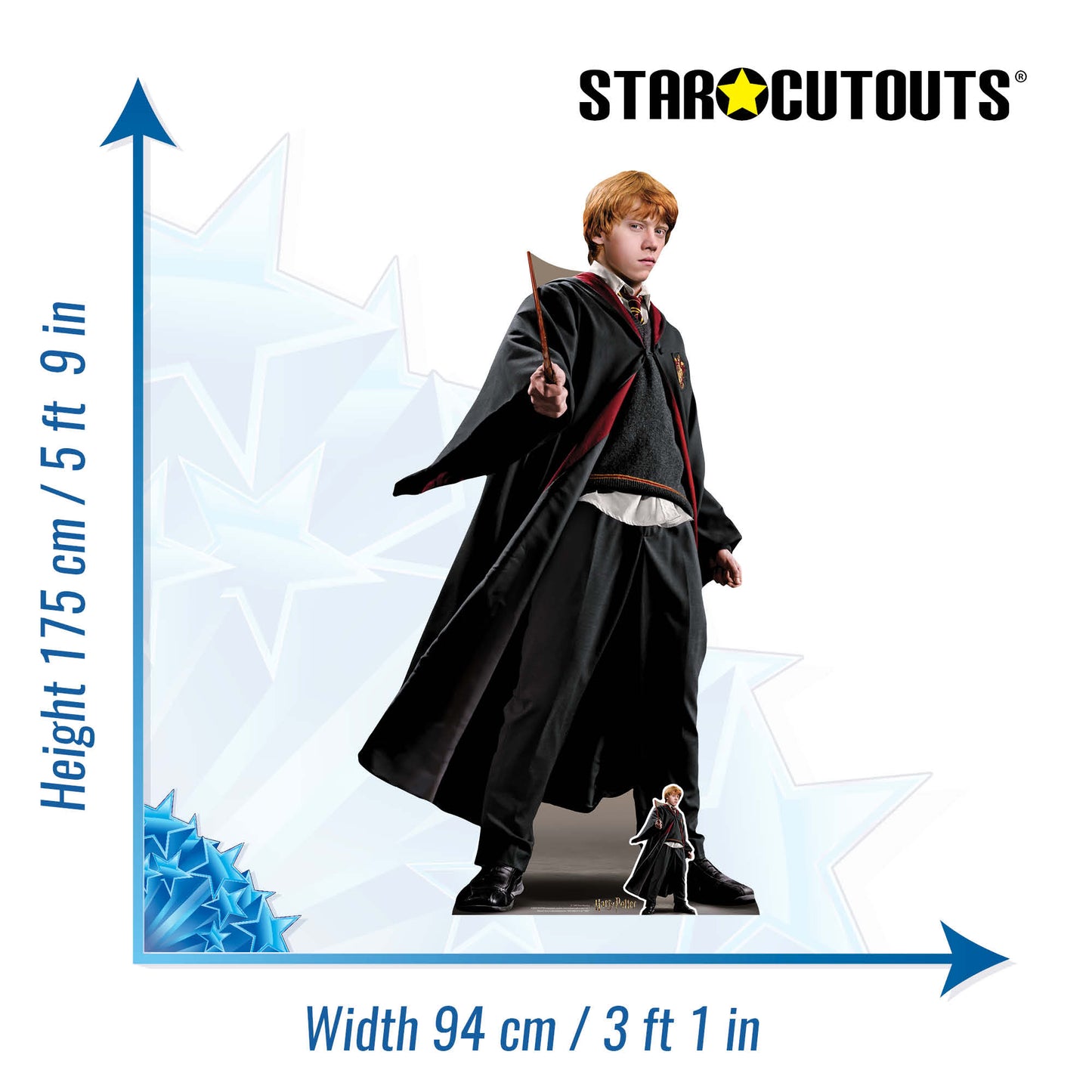 SC1480 Ronald Bilius Weasley Cardboard Cut Out Height 175cm