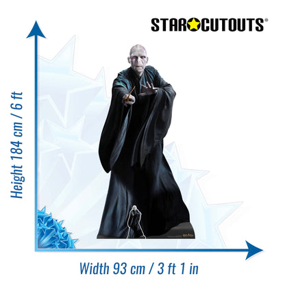 SC1481 Lord Voldemort He Who Must Not Be Named Cardboard Cut Out Height 184cm