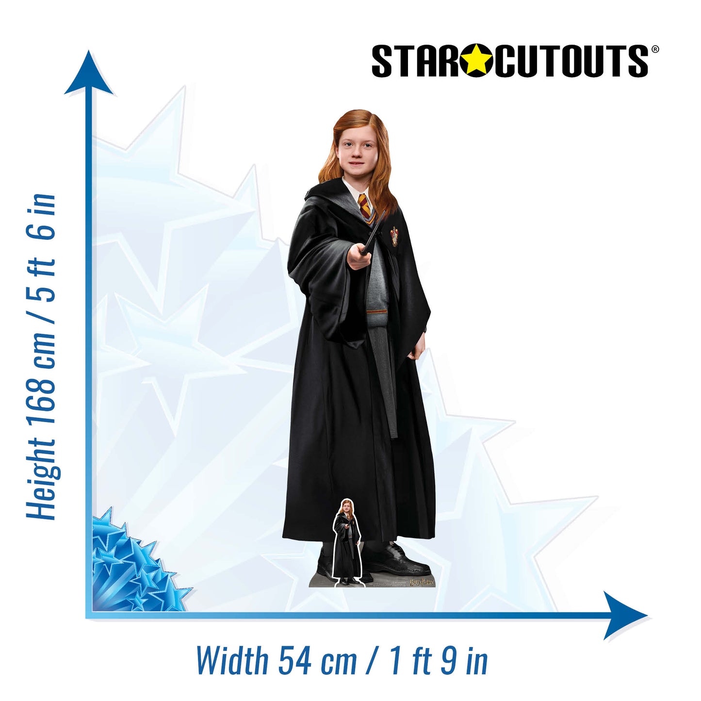 SC1482 Ginny Weasley Harry Potter Character Cardboard Cut Out Height 168cm